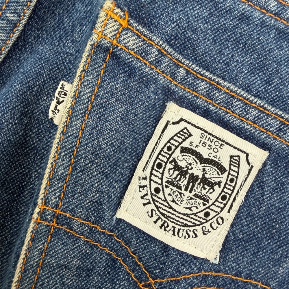 Levi Strauss White Tab Jeans Womens 18 32x30 Blue Vintage 80s High Waist Denim